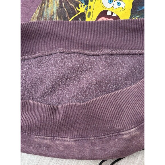 Nickelodeon SpongeBob SquarePants Scream Painting Whimsigoth Purple hoodie Men M - Picture 5 of 14